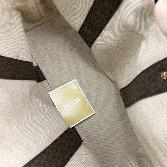 Michael Kors Signature Eva Colorful Zebra Print Tote With Snap Pouch - Picture 13 of 16